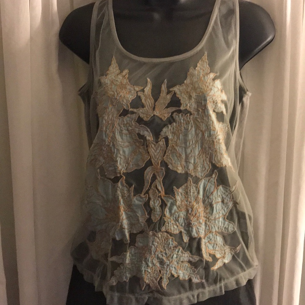 Sheer boho tank